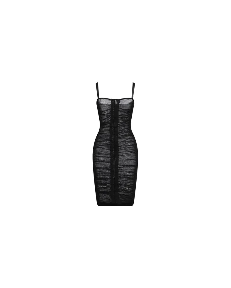 Elisabetta Franchi KLEIDER - Mini-Kleiderauf YOOX.COM Schwarz