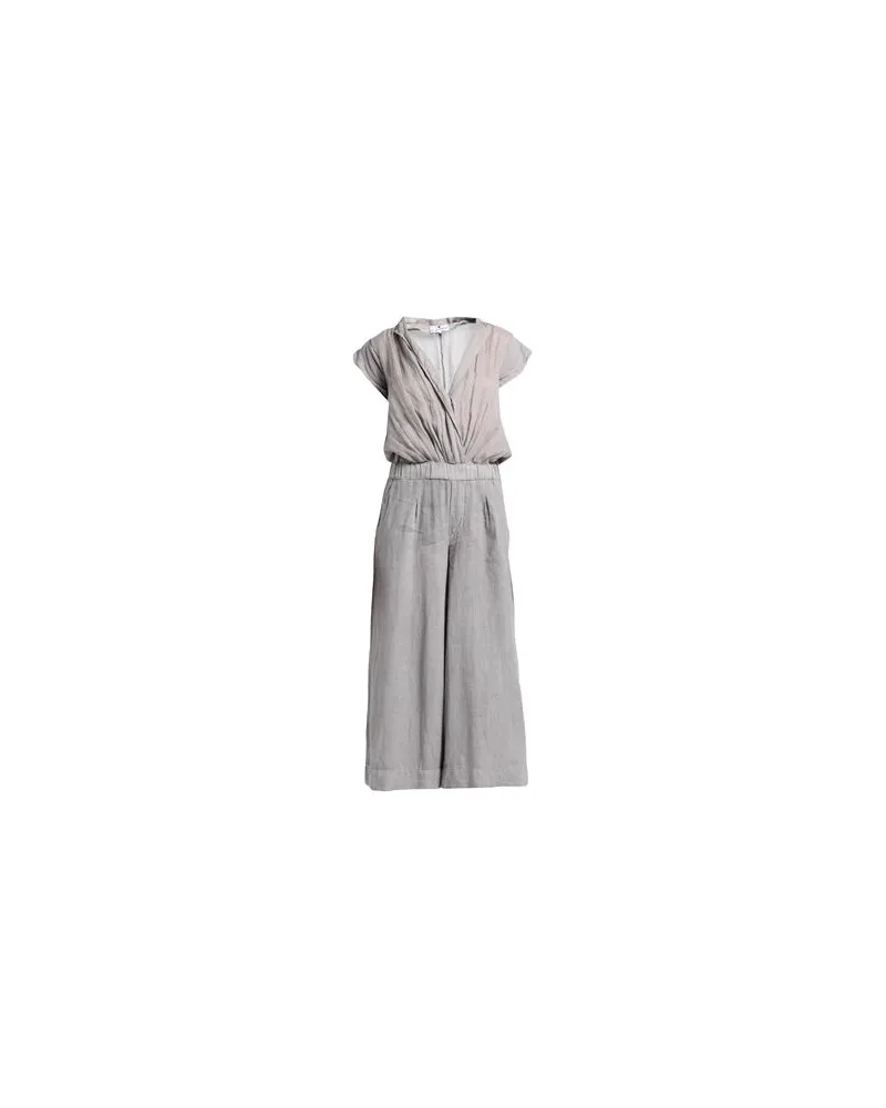 European Culture OVERALLS - Jumpsuitsauf YOOX.COM Hellgrau
