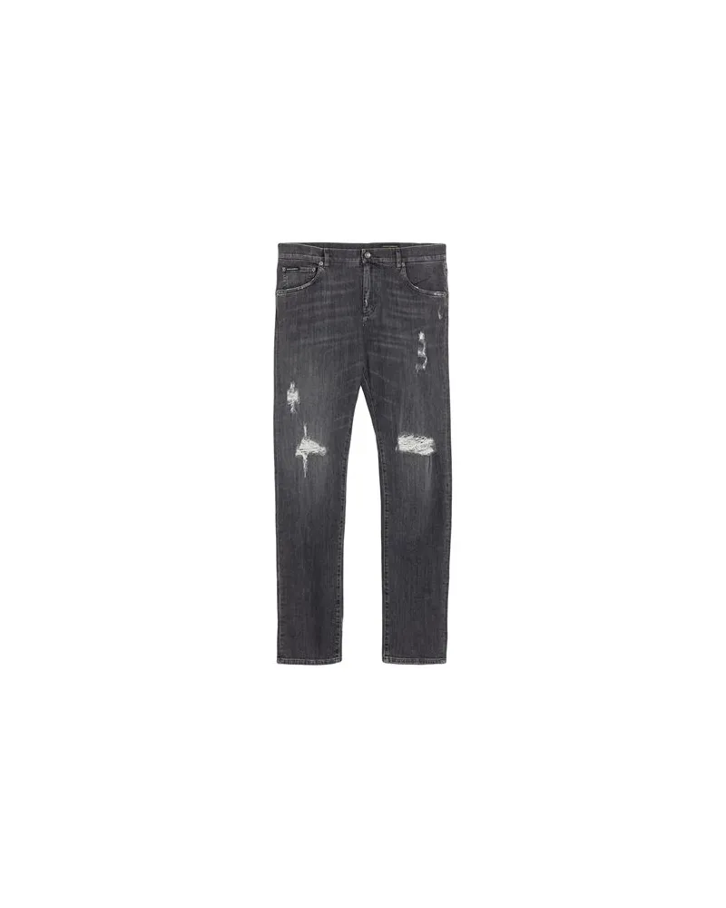 Dolce & Gabbana HOSEN & RÖCKE - Jeanshosenauf YOOX.COM Braungrau