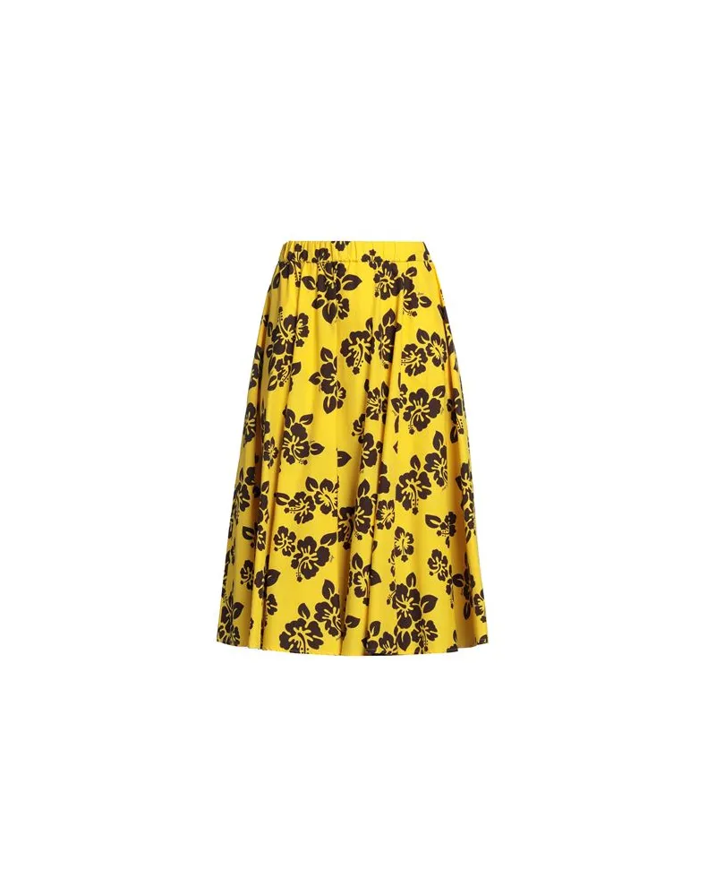 ASPESI HOSEN & RÖCKE - Midi-Röckeauf YOOX.COM Gelb