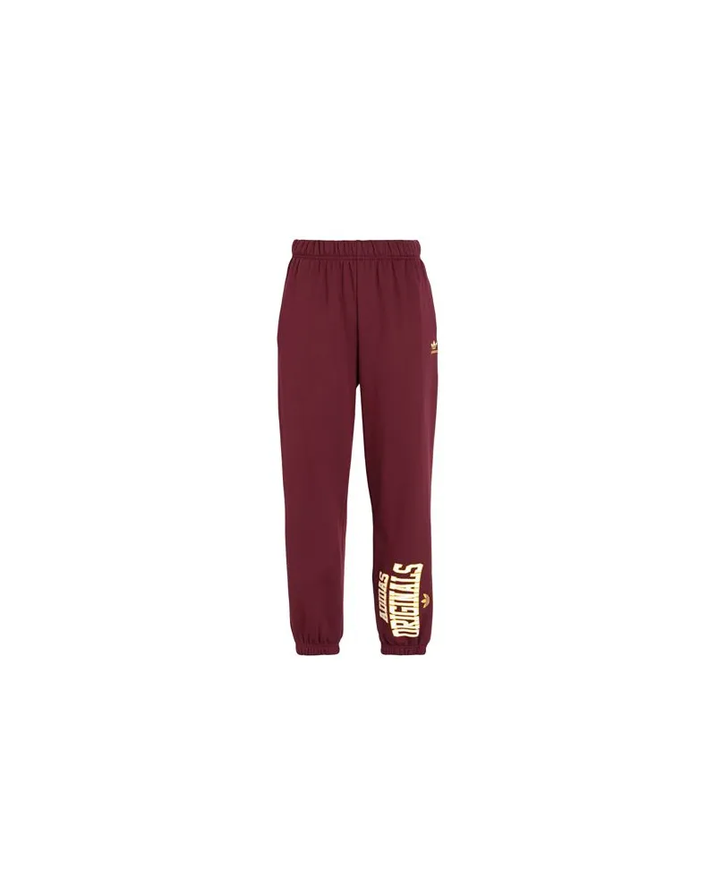 adidas TRACKPANT  - HOSEN & RÖCKE - Hosenauf YOOX.COM Bordeaux
