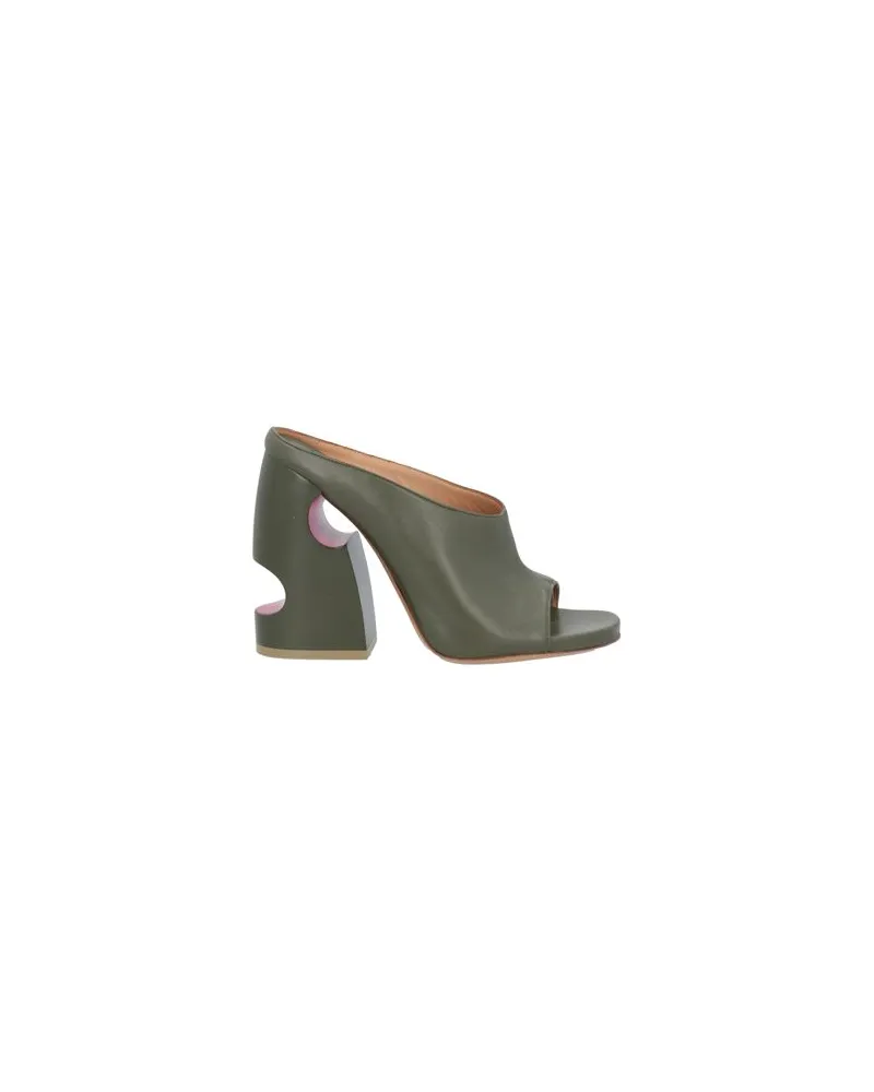 OFF-WHITE SCHUHE - Zehentrennerauf YOOX.COM Militärgrün