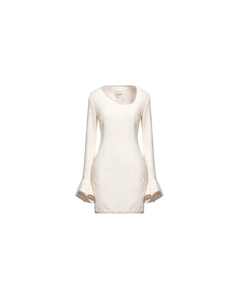 Nanushka KLEIDER - Mini-Kleiderauf YOOX.COM Cremeweiß