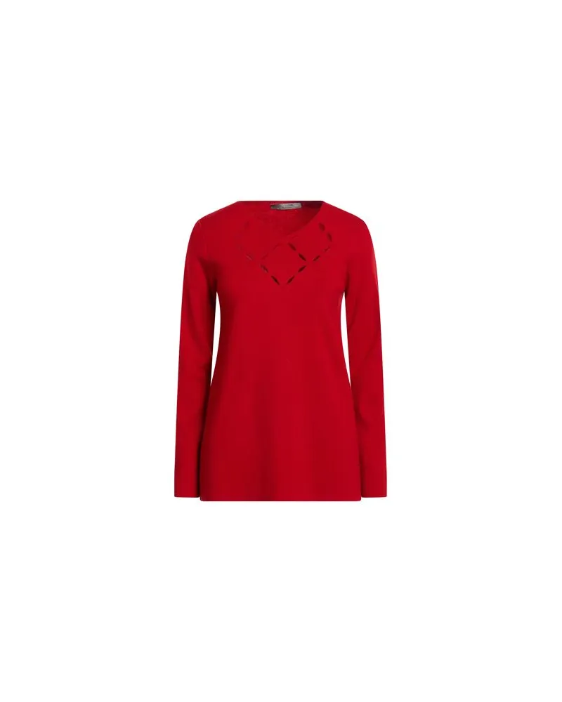 D.EXTERIOR STRICKWAREN - Pulloverauf YOOX.COM Rot