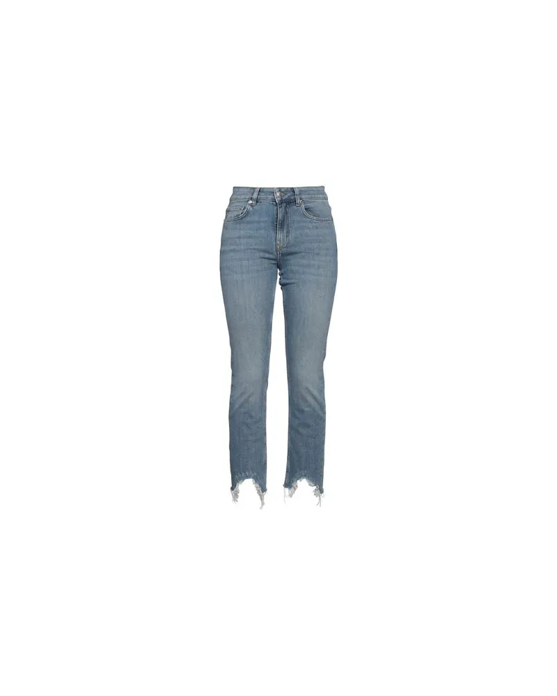 Maje HOSEN & RÖCKE - Jeanshosenauf YOOX.COM Blau