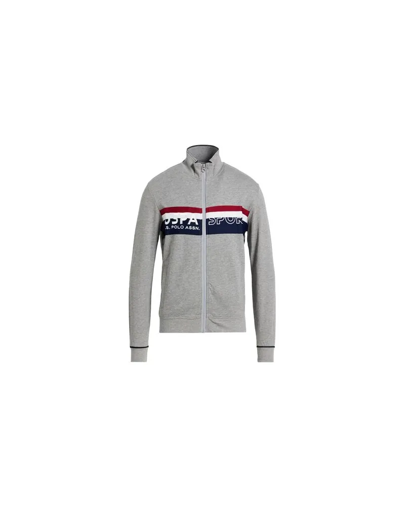 U.S. Polo Assn.  U POLO ASSN. - TOPS - Sweatshirtsauf YOOX.COM Hellgrau