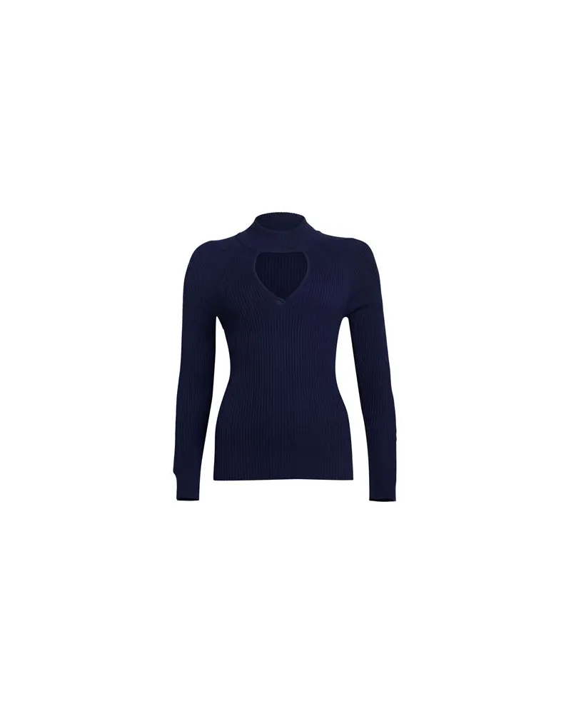 Kaos STRICKWAREN - Rollkragenpulloverauf YOOX.COM Marineblau