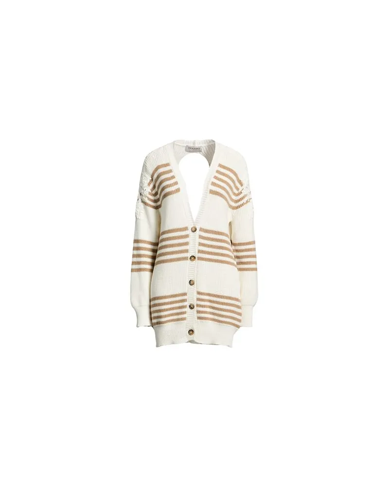Ermanno Scervino STRICKWAREN - Strickjackenauf YOOX.COM Elfenbein