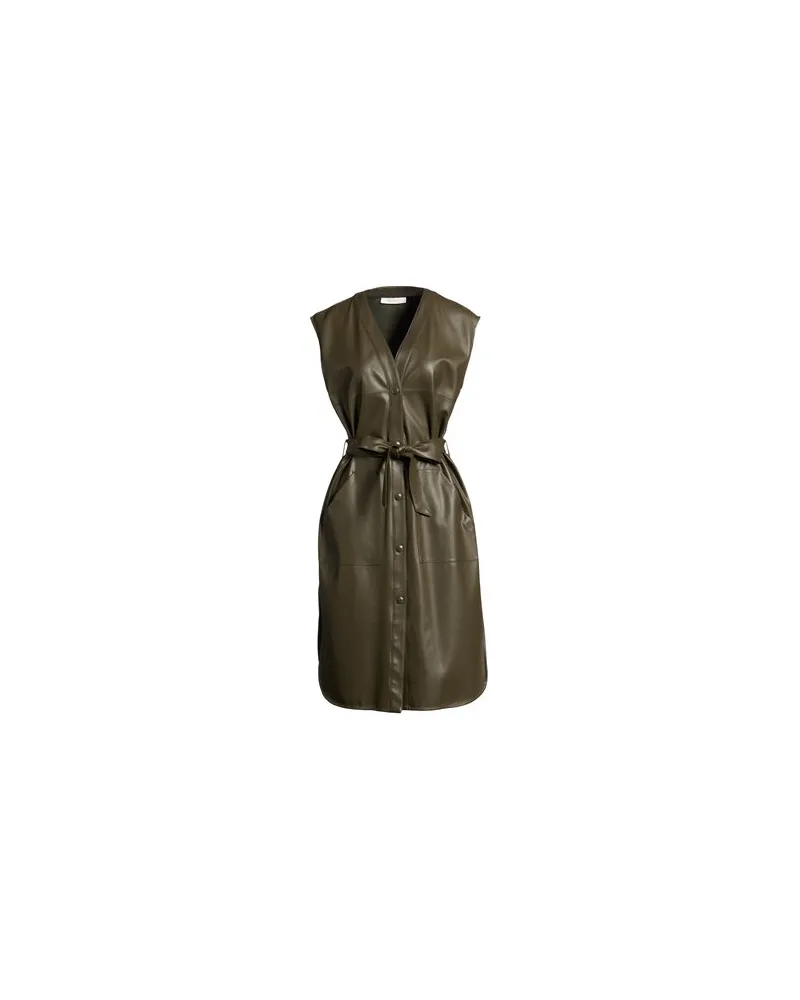 Max Mara KLEIDER - Midi-Kleiderauf YOOX.COM Militärgrün