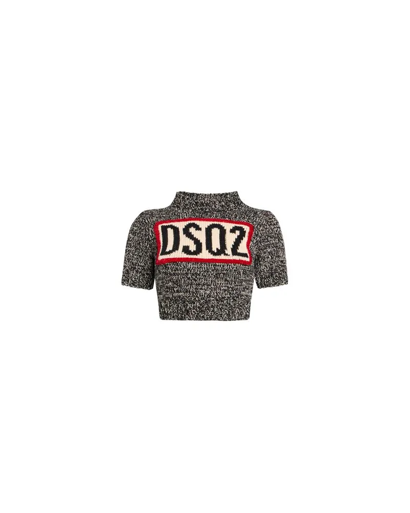 Dsquared2 STRICKWAREN - Pulloverauf YOOX.COM Schwarz