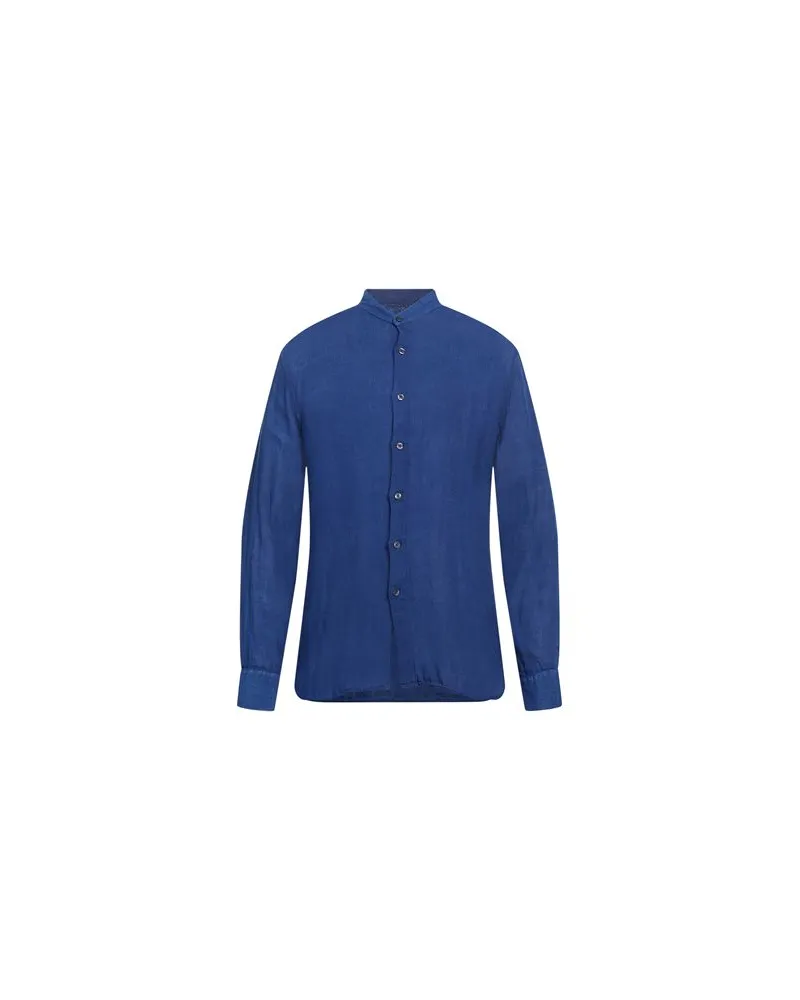 120% Lino TOPS - Hemdenauf YOOX.COM Marineblau