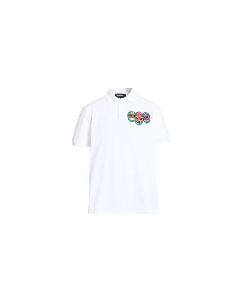 Dsquared2 TOPS - Poloshirtsauf YOOX.COM Weiß