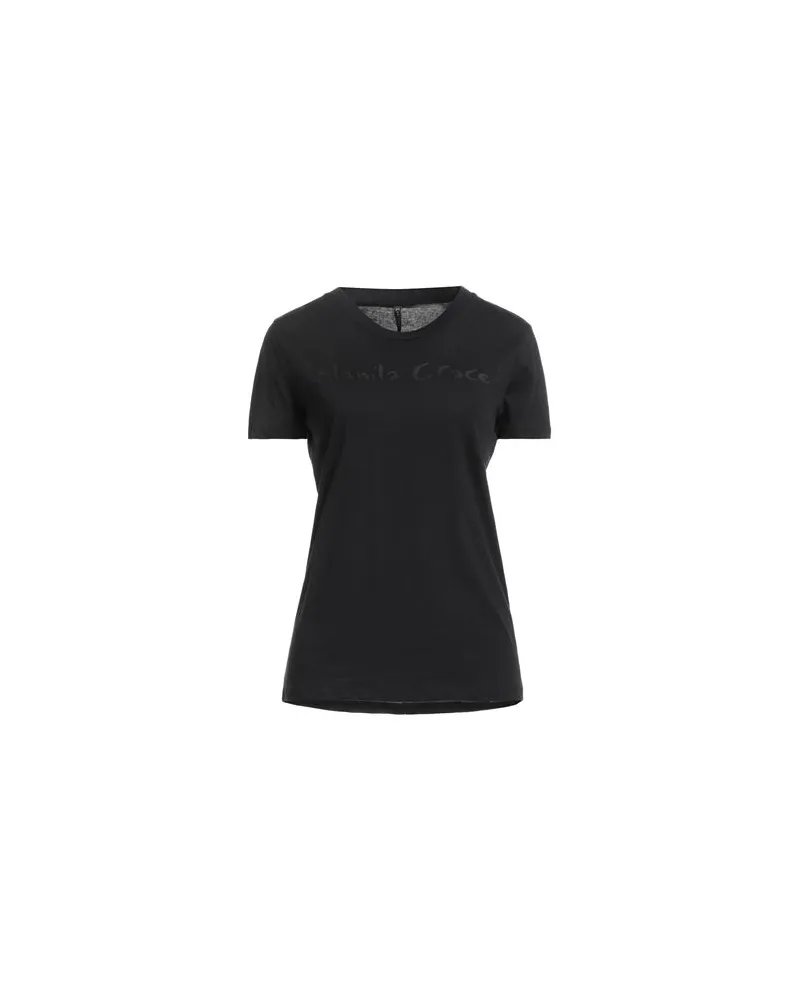 Manila Grace TOPS - T-shirtsauf YOOX.COM Schwarz