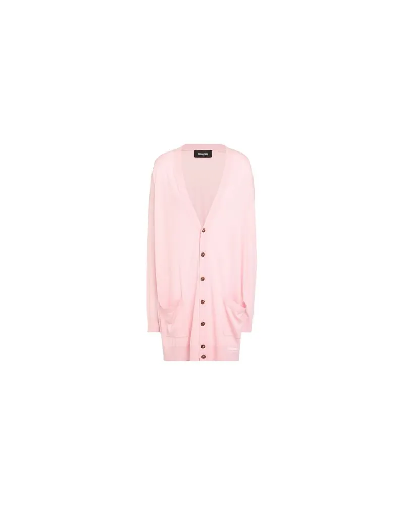 Dsquared2 STRICKWAREN - Strickjackenauf YOOX.COM Rosa