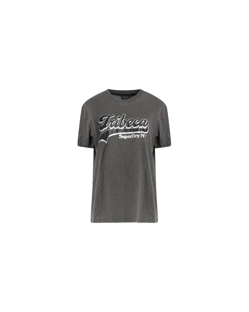 Superdry. TOPS - T-shirtsauf YOOX.COM Grau