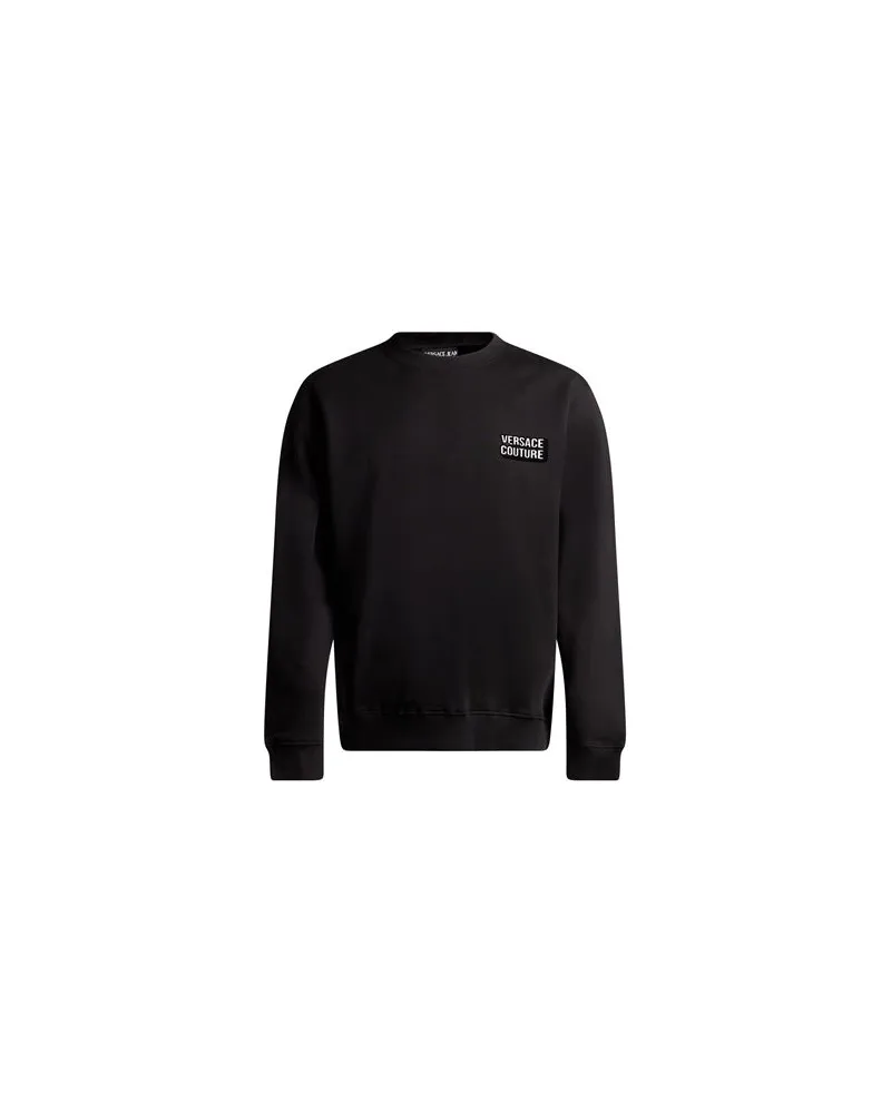 Versace Jeans TOPS - Sweatshirtsauf YOOX.COM Schwarz