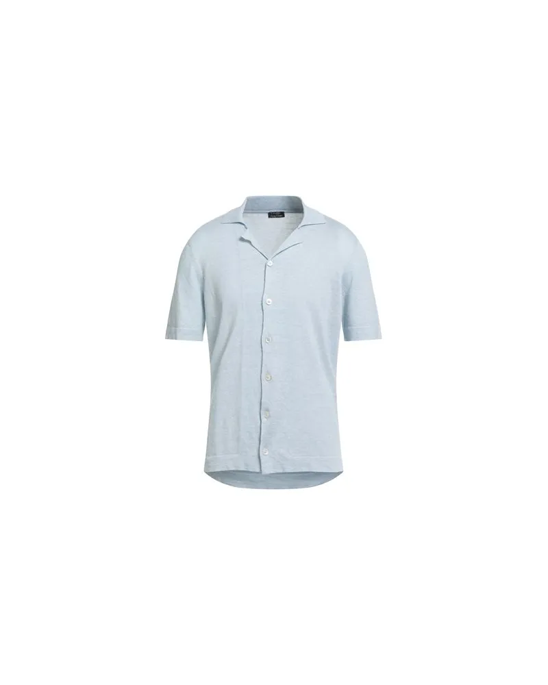 BARBA STRICKWAREN - Strickjackenauf YOOX.COM Himmelblau