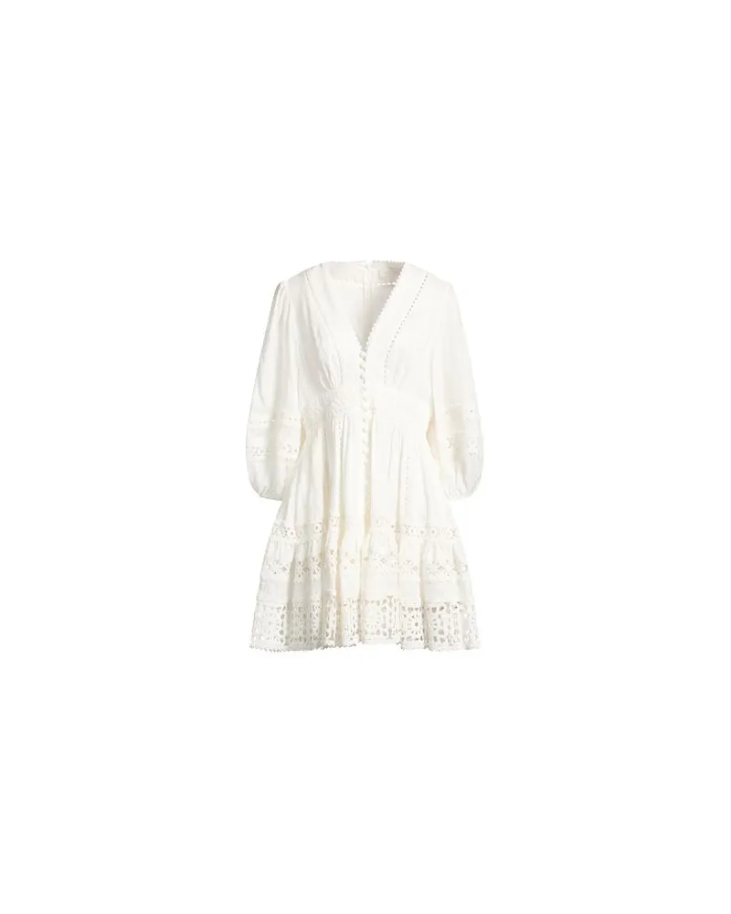 Zimmermann KLEIDER - Mini-Kleiderauf YOOX.COM Elfenbein