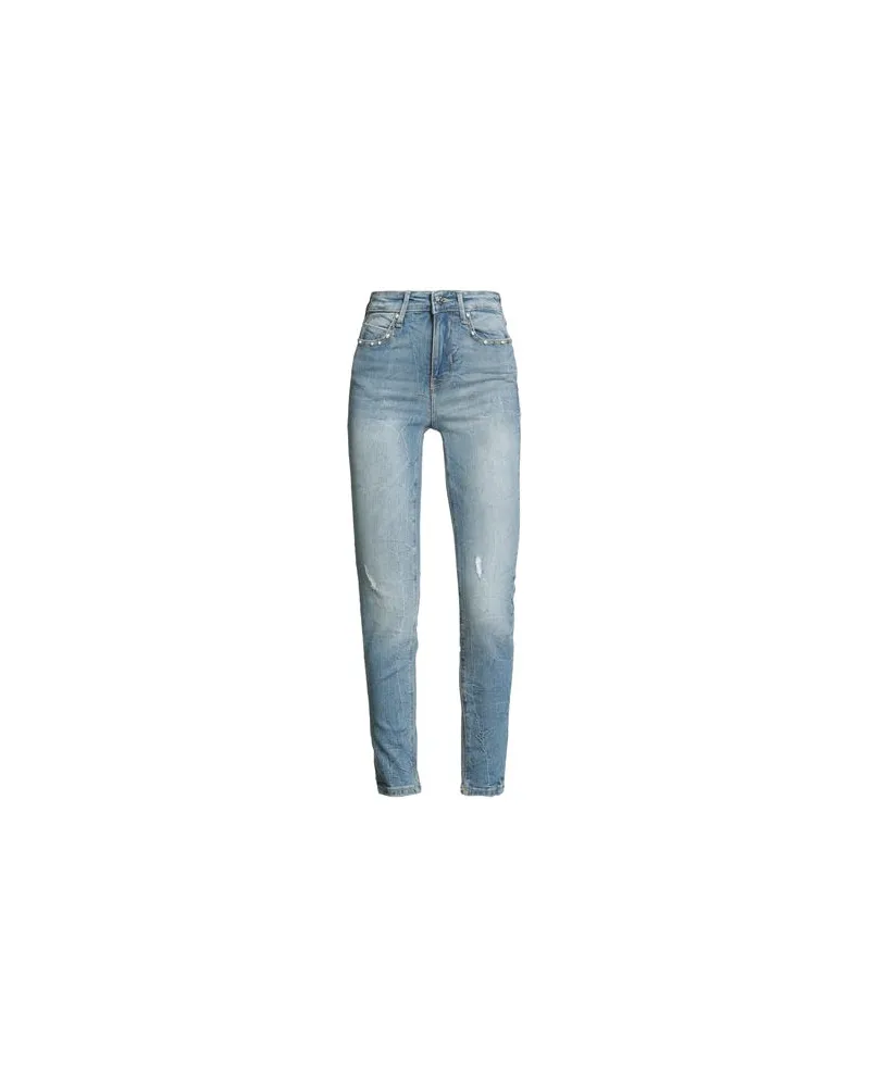 Guess HOSEN & RÖCKE - Jeanshosenauf YOOX.COM Blau