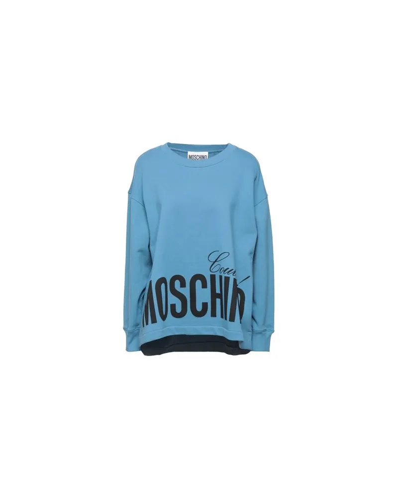 Moschino TOPS - Sweatshirtsauf YOOX.COM Blaugrau