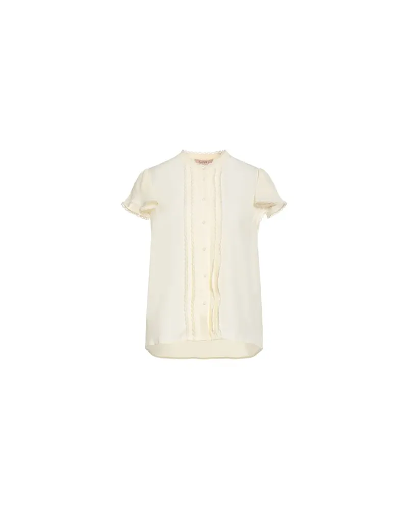 Twin-Set TOPS - Hemdenauf YOOX.COM Elfenbein