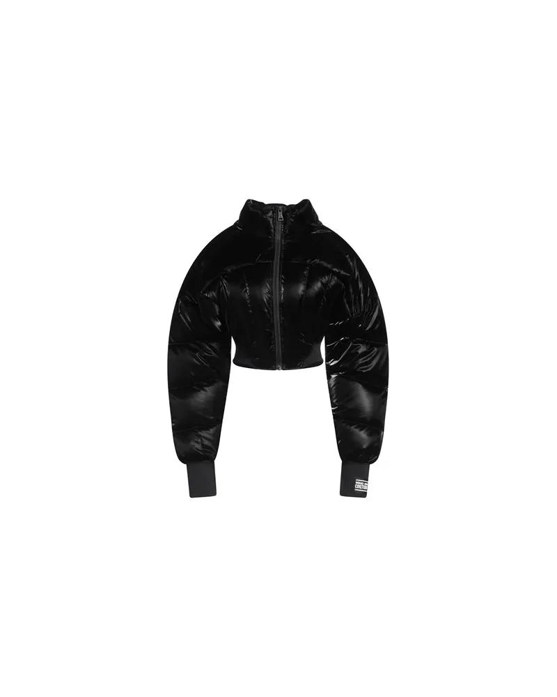 Versace Jeans JACKEN & MÄNTEL - Pufferjacken & Daunenjackenauf YOOX.COM Schwarz