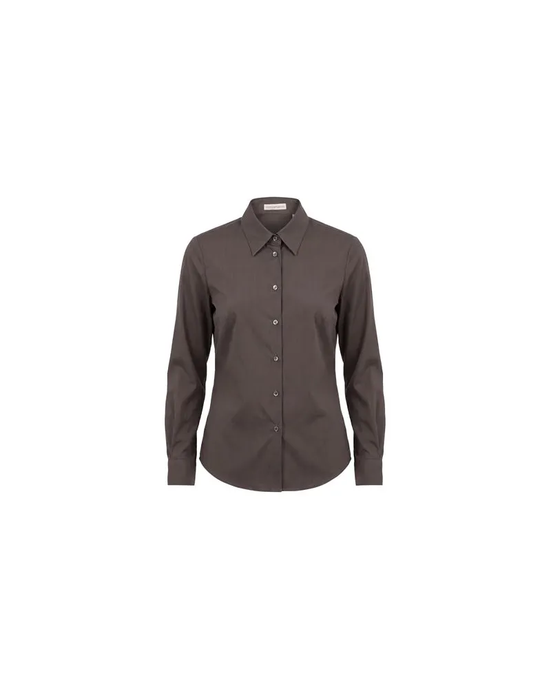 Camicettasnob TOPS - Hemdenauf YOOX.COM Schokobraun
