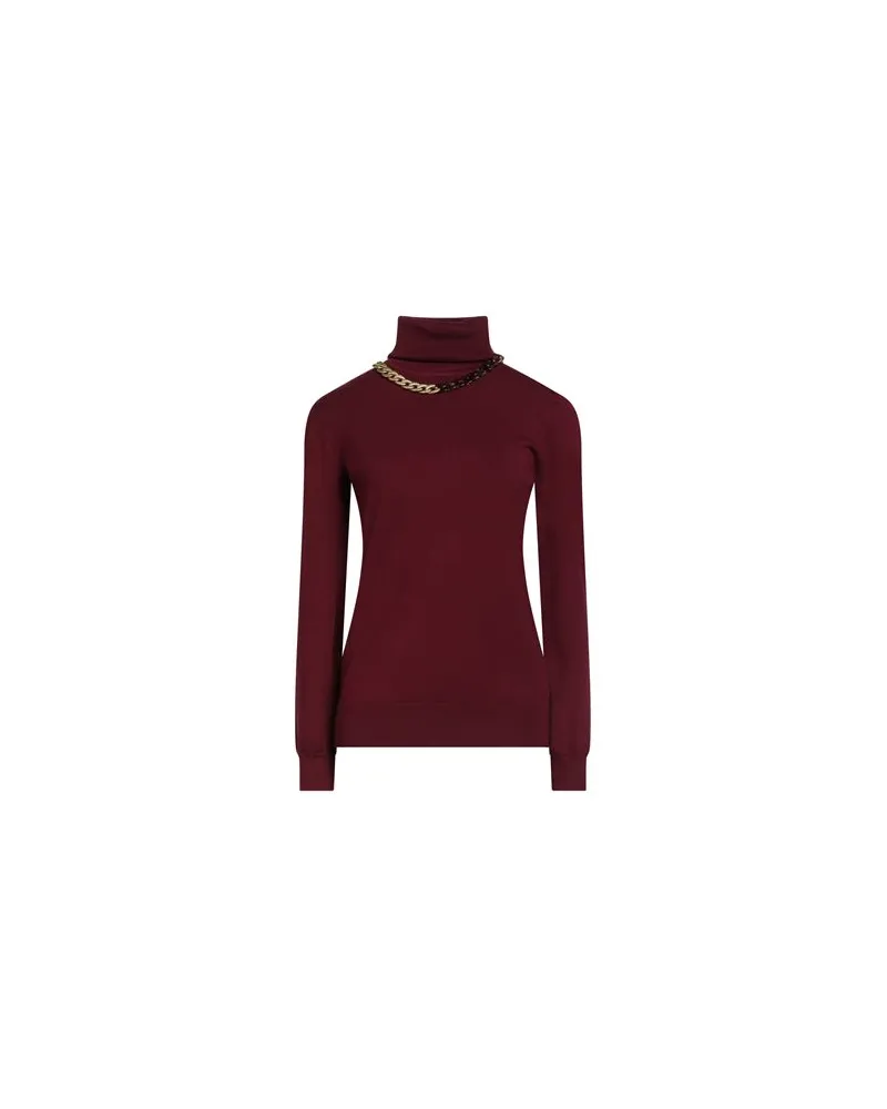 Fracomina STRICKWAREN - Rollkragenpulloverauf YOOX.COM Bordeaux
