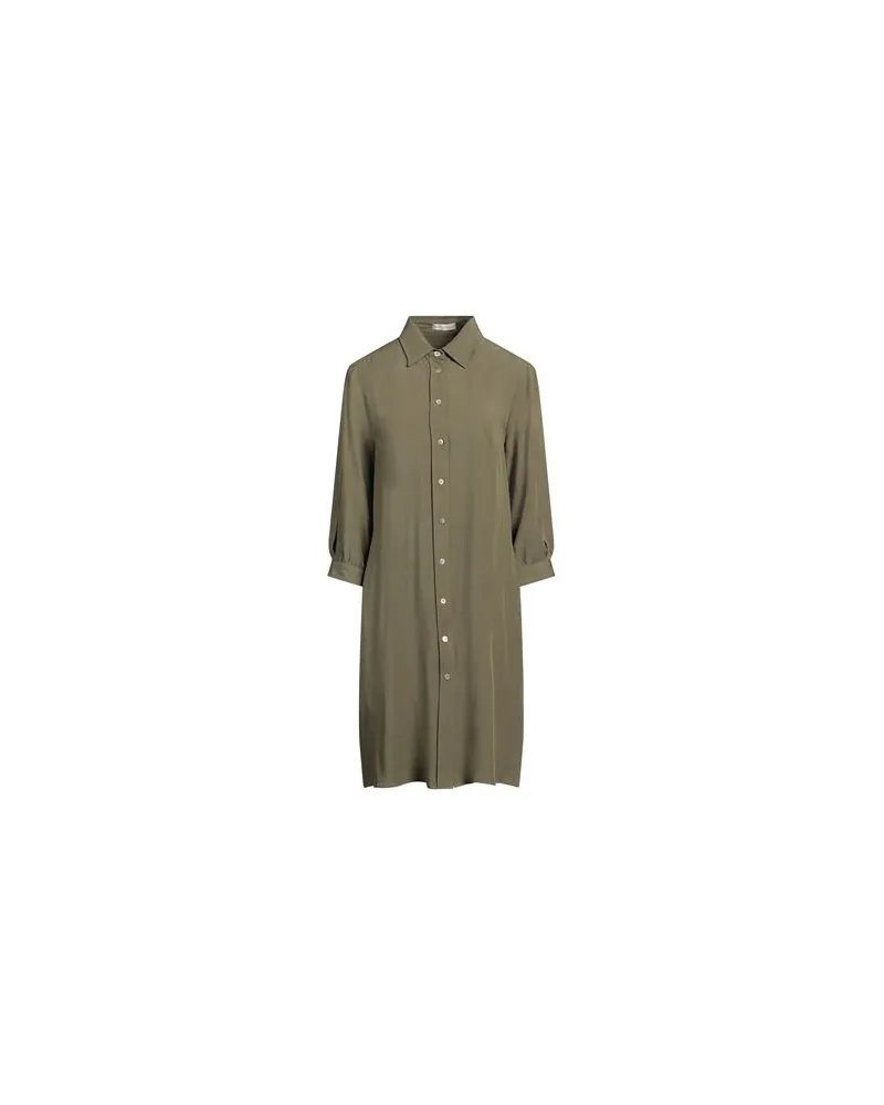 Camicettasnob KLEIDER - Mini-Kleiderauf YOOX.COM Militärgrün