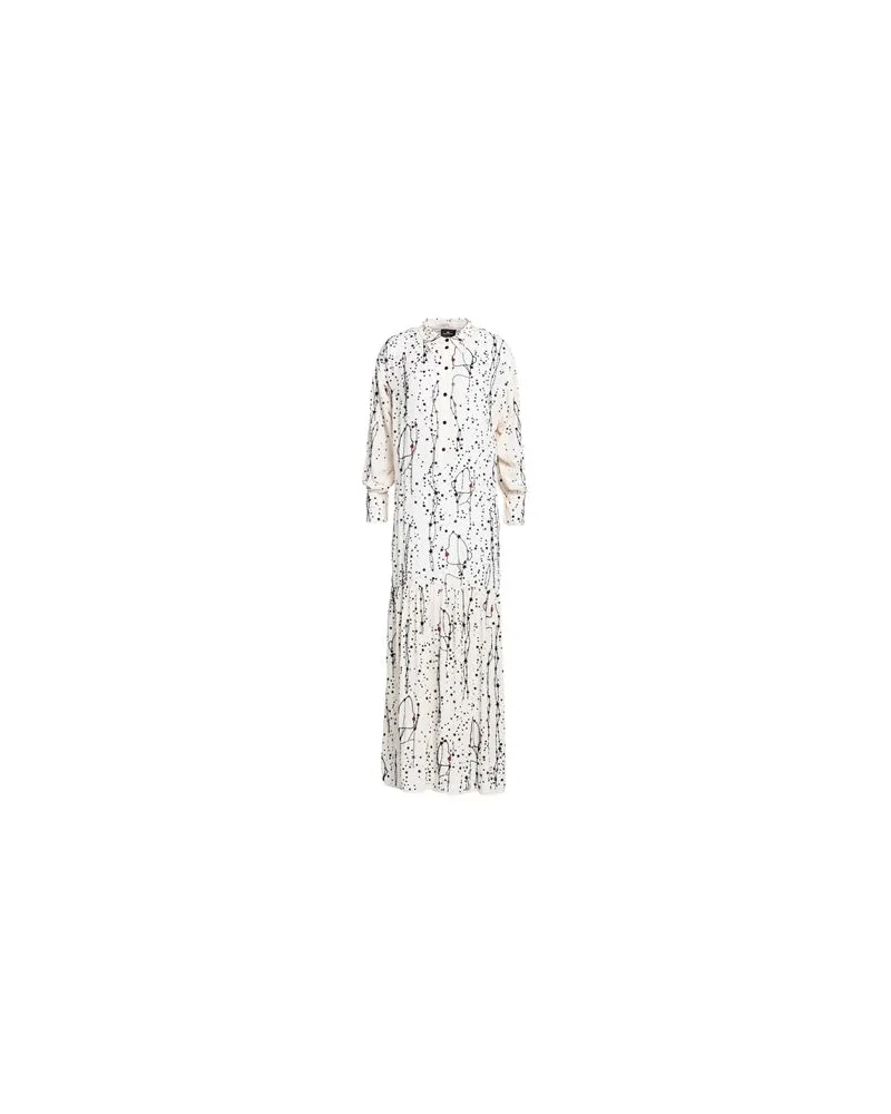Elisabetta Franchi KLEIDER - Maxi-Kleiderauf YOOX.COM Elfenbein