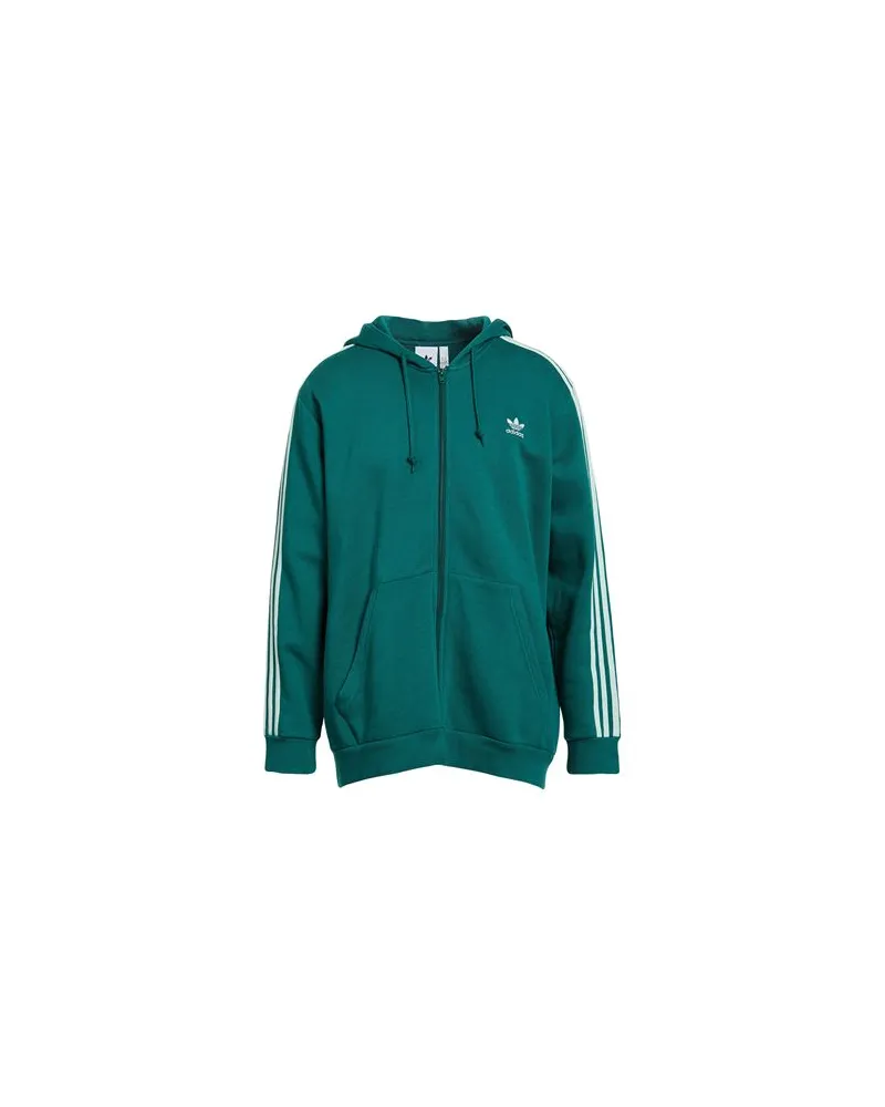 adidas TOPS - Sweatshirtsauf YOOX.COM Smaragdgrün