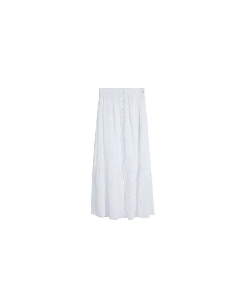 Guess HOSEN & RÖCKE - Maxi-Röckeauf YOOX.COM Weiß