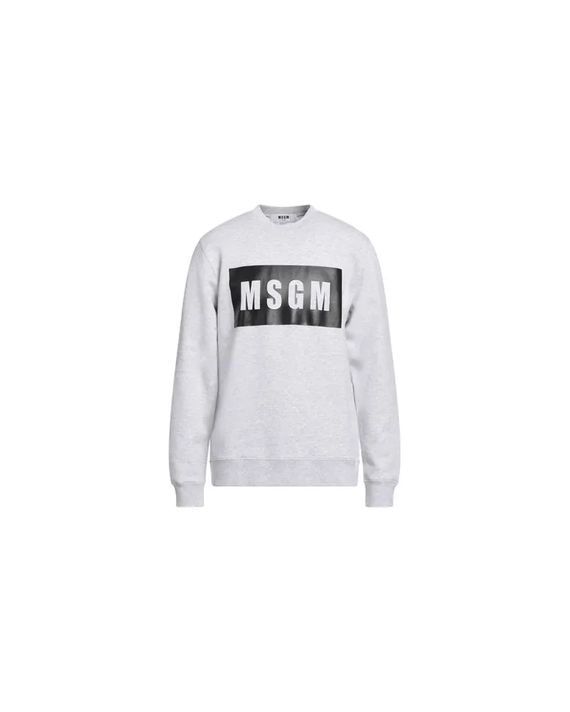 MSGM TOPS - Sweatshirtsauf YOOX.COM Hellgrau
