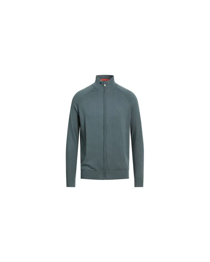 Gianfranco Ferré STRICKWAREN - Strickjackenauf YOOX.COM Taubenblau