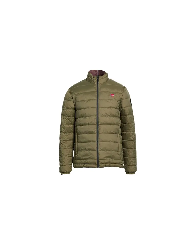 Geographical Norway JACKEN & MÄNTEL - Pufferjacken & Daunenjackenauf YOOX.COM Militärgrün