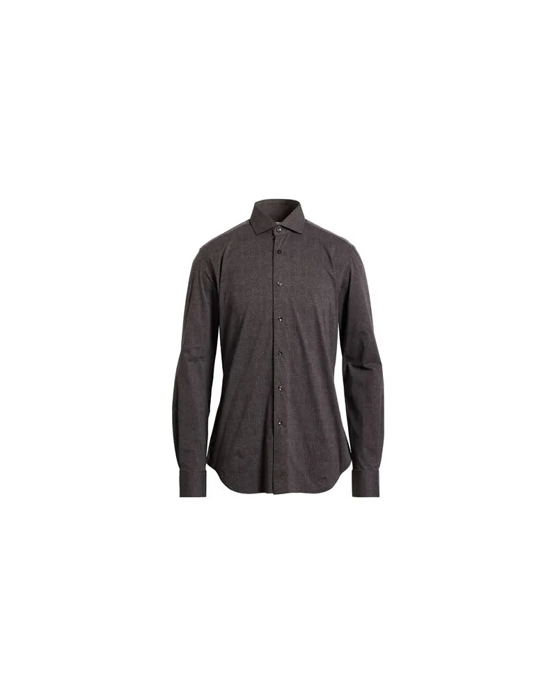 XACUS TOPS - Hemdenauf YOOX.COM Dunkelbraun