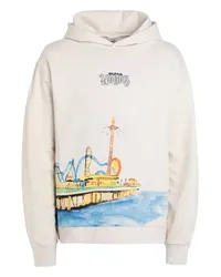 Puma Showtime Hoodie Sweatshirt Cremeweiß