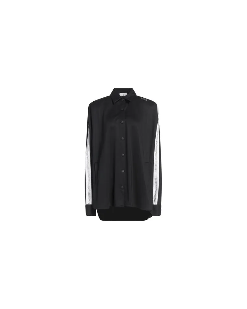 GCDS TOPS - Hemdenauf YOOX.COM Schwarz