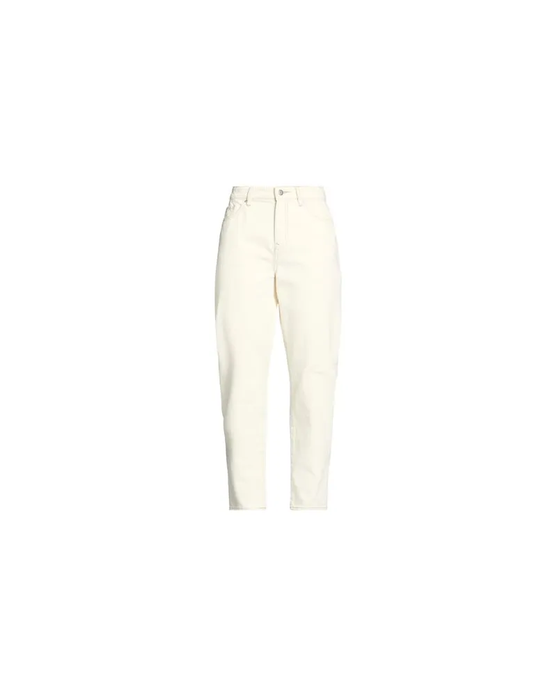 Armani Exchange HOSEN & RÖCKE - Jeanshosenauf YOOX.COM Elfenbein