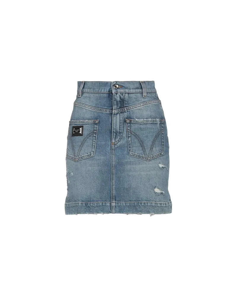 Dolce & Gabbana HOSEN & RÖCKE - Jeansröckeauf YOOX.COM Blau
