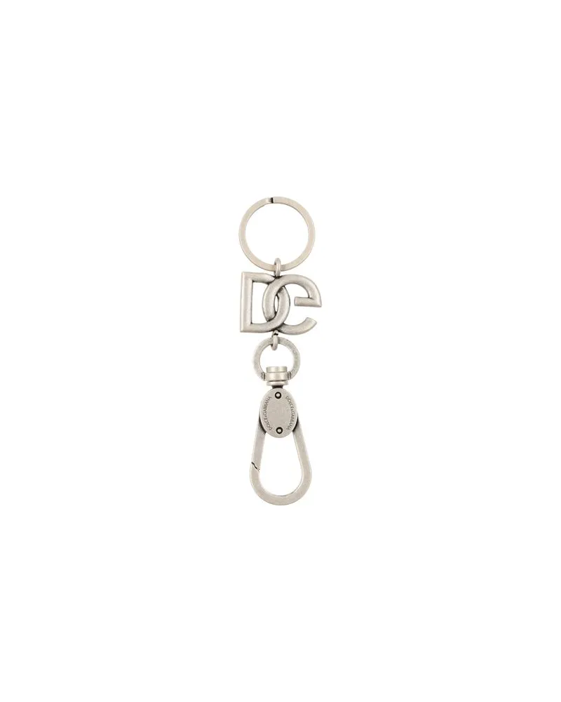 Dolce & Gabbana Kleinlederwaren - Schlüsselanhängerauf YOOX.COM Silber
