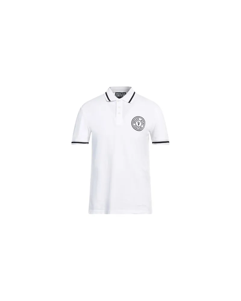 Versace Jeans TOPS - Poloshirtsauf YOOX.COM Weiß