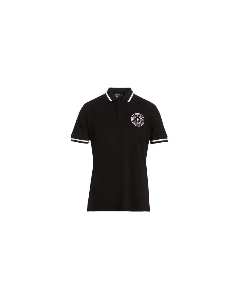Versace Jeans TOPS - Poloshirtsauf YOOX.COM Schwarz