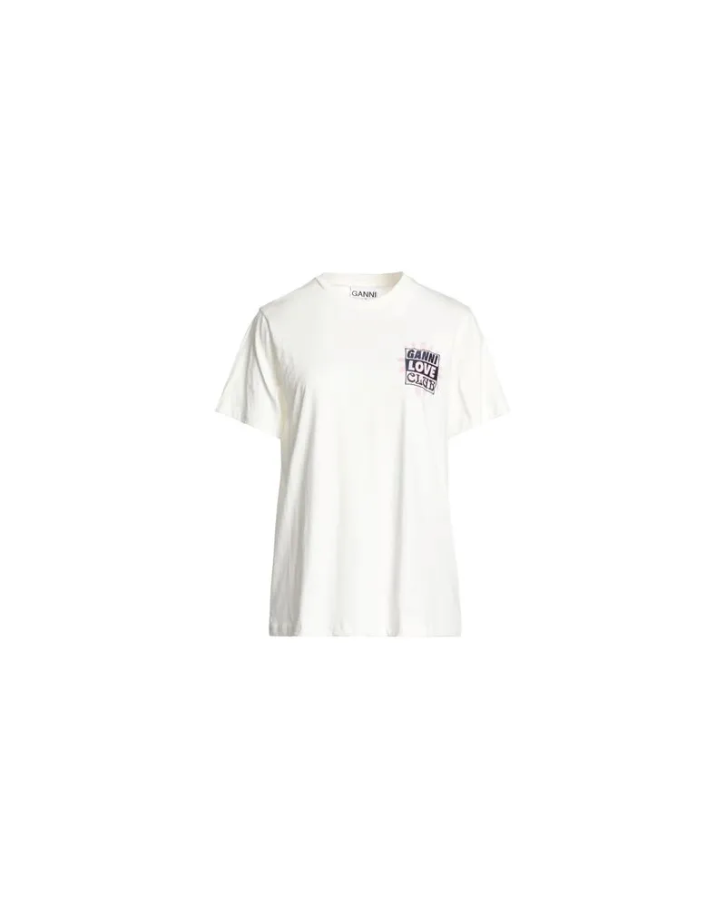 Ganni TOPS - T-shirtsauf YOOX.COM Weiß