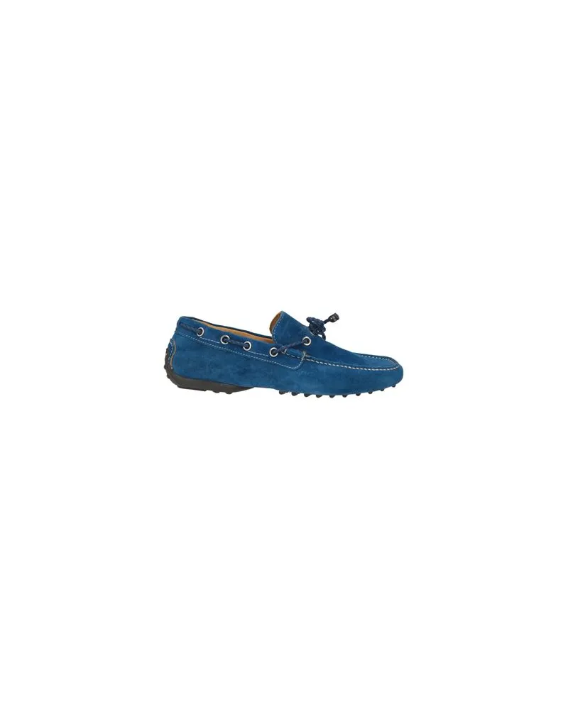 Santoni SCHUHE - Mokassinsauf YOOX.COM Blau