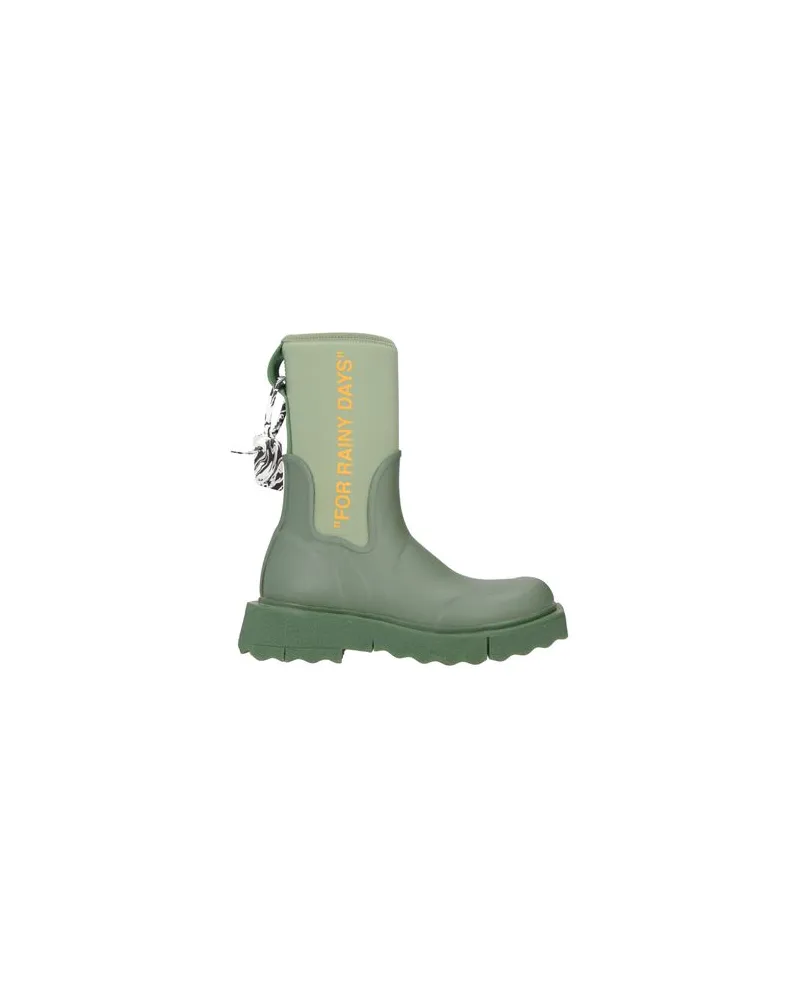 OFF-WHITE SCHUHE - Stiefelauf YOOX.COM Salbeigrün
