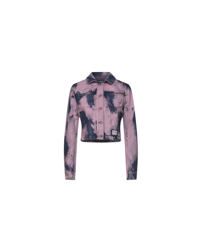 Versace Jeans JACKEN & MÄNTEL - Jeansjacken/Mäntelauf YOOX.COM Lila