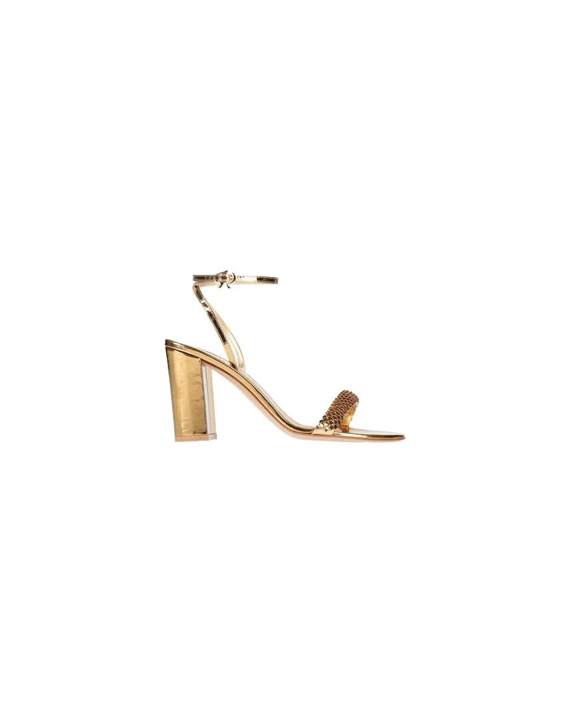 Gianvito Rossi SCHUHE - Sandalenauf YOOX.COM Gold