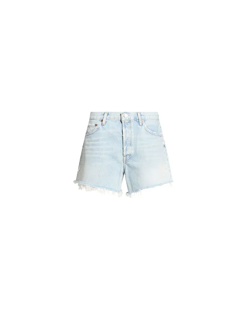AGOLDE HOSEN & RÖCKE - Jeansshortsauf YOOX.COM Blau