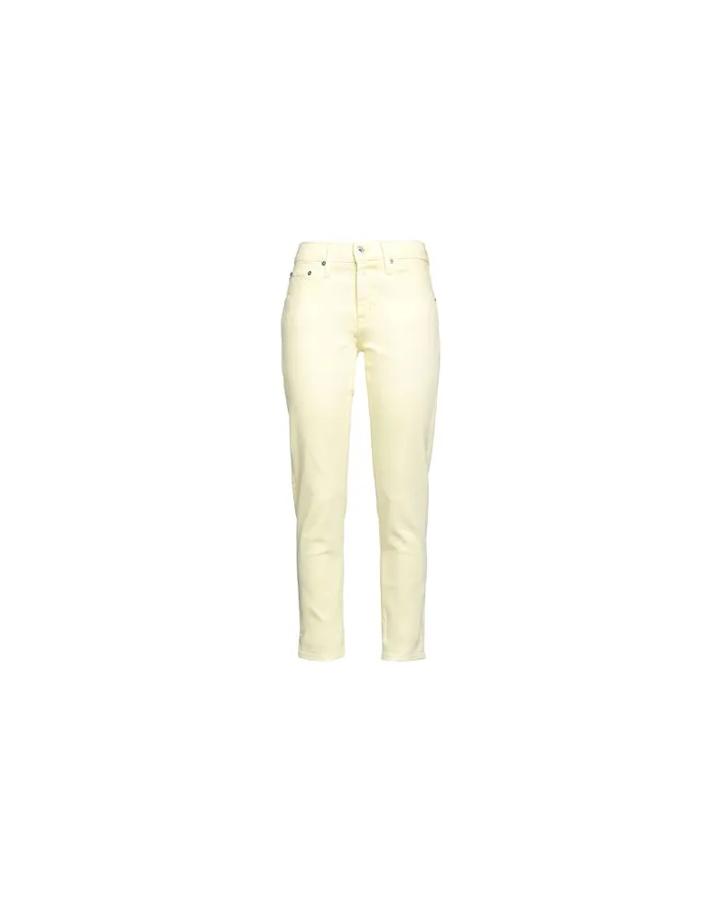 Adriano Goldschmied HOSEN & RÖCKE - Jeanshosenauf YOOX.COM Pastellgelb